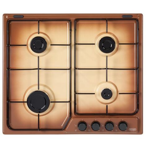 De Longhi FFT 46 ASV Linea Family Piano cottura a Gas 4 Zone 60 cm Terra di Francia