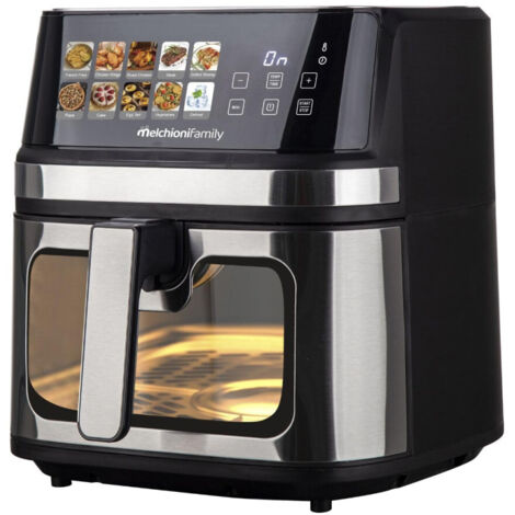 Melchioni GAIA PLUS Friggitrice ad Aria 8L Doppia Resistenza