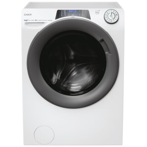 Candy RapidÓ PRO , Lavatrice Carica Frontale 8 KG, 30% più efficente della classe A, 1400 giri, Bianco, Inverter, Vapore, Wi-Fi, RP 486BWMR9/1-S (1/5)