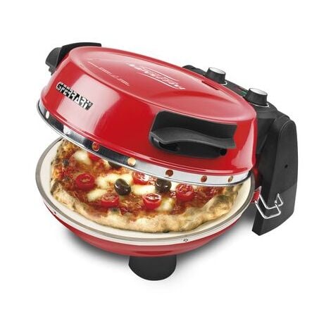 Ariete 917 Forno Pizza in 4 Minuti, 1200 W, Pietra refrattaira con  Trattamento Antiaderente, Temperatura Fino a 400 Gradi C, 5 Livelli di  Cottura