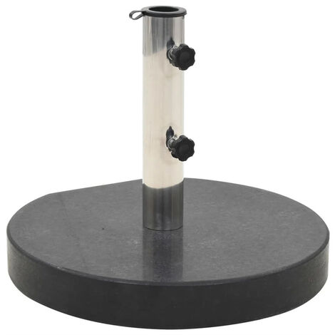 FIMEI Socle de parasol Granite 30 kg Rond Noir (1/5)