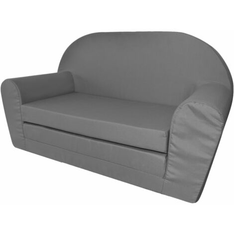 FIMEI Chaise longue pliable pour enfants Gris (1/5)