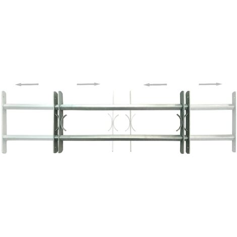 FIMEI Grilles réglables de sécurité de fenêtres 2 pcs 700-1050 mm