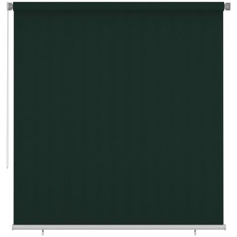 FIMEI Store roulant d'extérieur 220x230 cm Vert foncé PEHD (1/5)