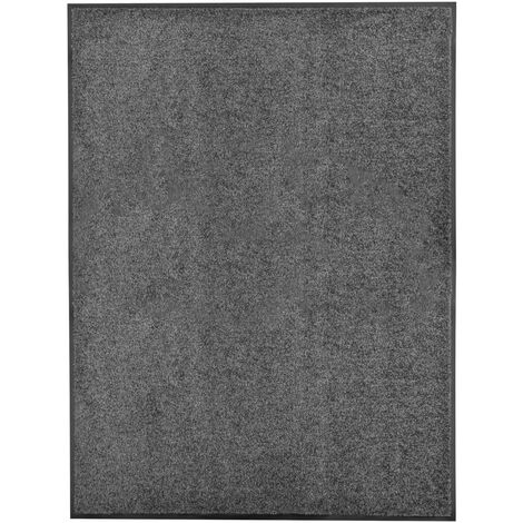 FIMEI Paillasson lavable Anthracite 90x120 cm (1/5)