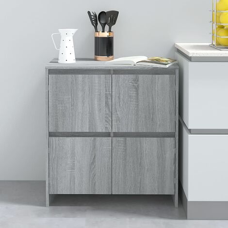 FIMEI Buffet Sonoma gris 70x41x75 cm Aggloméré (1/5)