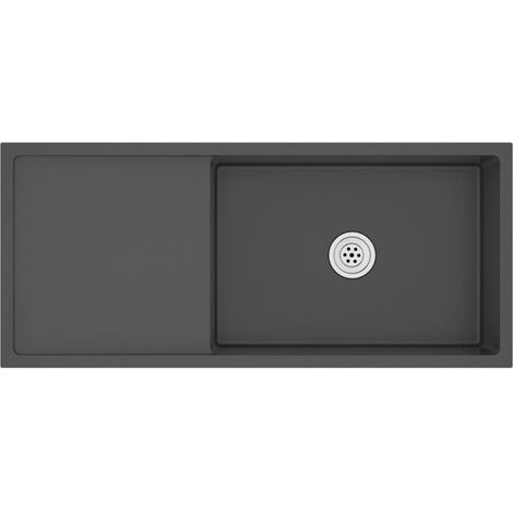CENDRIER AVEC POUBELLE EN ACIER INOXYDABLE 30 LITRES NOIR – Park