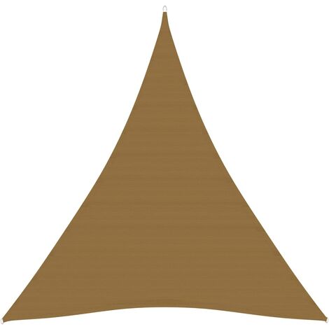 FIMEI Voile d'ombrage 160 g/m² Taupe 5x7x7 m PEHD (1/5)