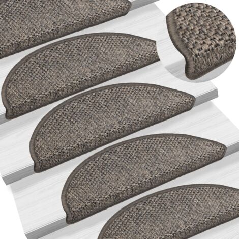 FIMEI Tapis d'escalier autocollants 15 pcs 56x20 cm Argenté (1/5)