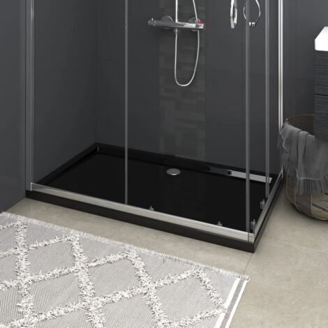 FIMEI Receveur de douche rectangulaire ABS Noir 70x120 cm (1/5)