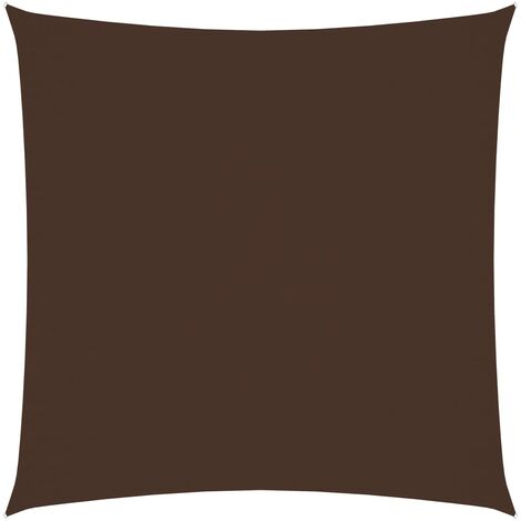 FIMEI Voile de parasol Tissu Oxford carré 2x2 m Marron (1/5)