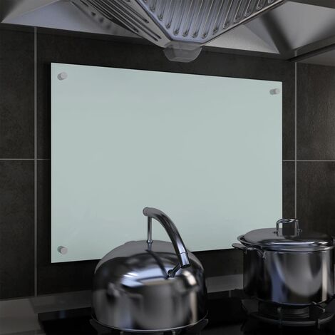 FIMEI Dosseret de cuisine Blanc 70 x 50 cm Verre trempé (1/5)