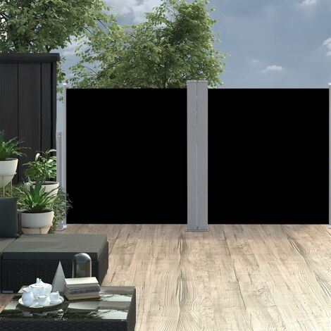 FIMEI Auvent latéral rétractable Noir 120 x 600 cm (1/5)