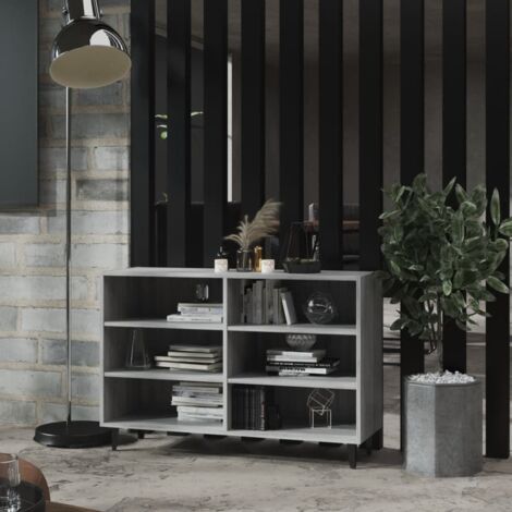 FIMEI Buffet Sonoma gris 103,5x35x70 cm Aggloméré (1/5)