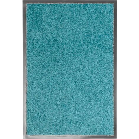FIMEI Paillasson lavable Cyan 40x60 cm (1/5)