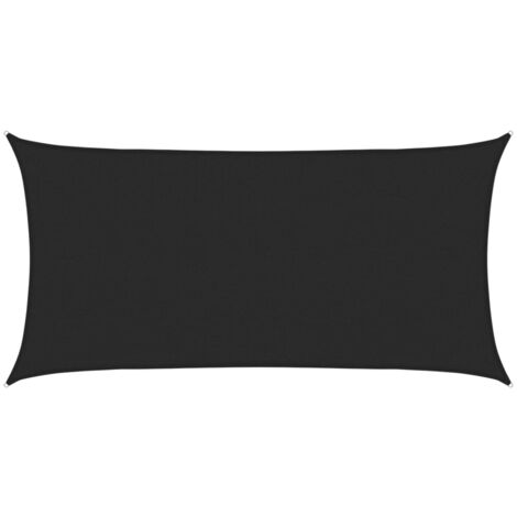 FIMEI Voile d'ombrage 160 g/m² Noir 2,5x4,5 m PEHD (1/5)