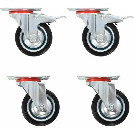FIMEI Roulettes pivotantes 4 pcs 75 mm (1/5)