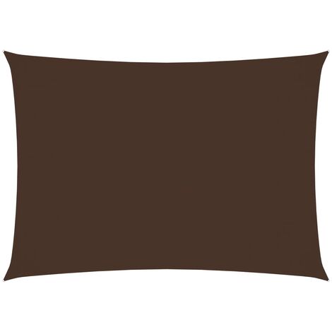 FIMEI Voile de parasol Tissu Oxford rectangulaire 2x4,5 m Marron (1/5)
