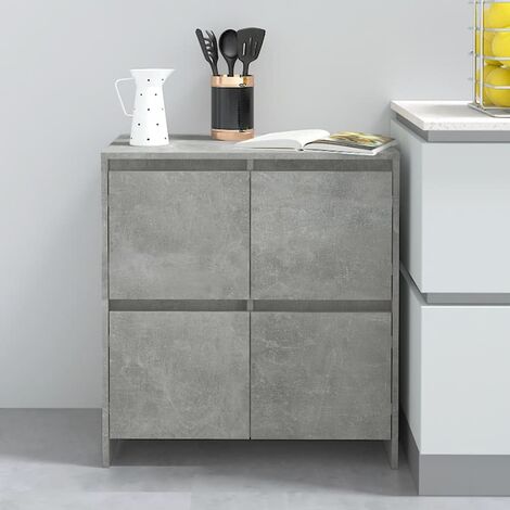 FIMEI Buffet Gris béton 70x41x75 cm Aggloméré (1/5)