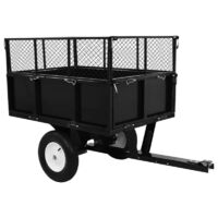 FIMEI Remorque basculante pour tondeuse de pelouse Charge de 300 kg