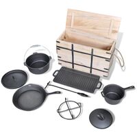 FIMEI Lot de casseroles batterie de cuisine 9 pcs