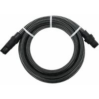 FIMEI Tuyau d'aspiration avec raccords en PVC 7 m 22 mm Noir