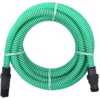 FIMEI Tuyau d'aspiration avec raccords en PVC 10 m 22 mm Vert