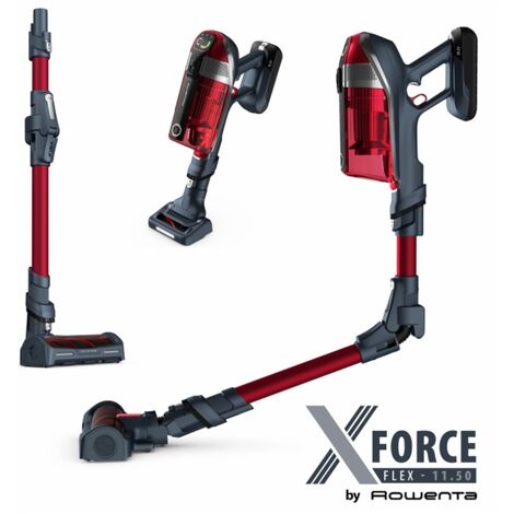 Rowenta X-force Flex 9.60 Rh2077wo Aspiradora De Mano Negro, Rojo