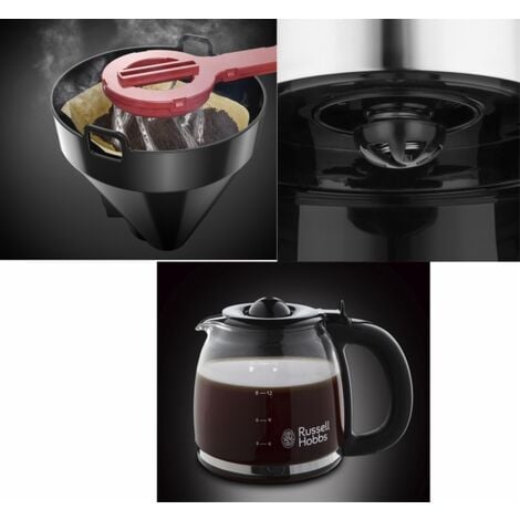 Cafetera de goteo - Russell Hobbs Colours Plus 24031-56, 1100 W