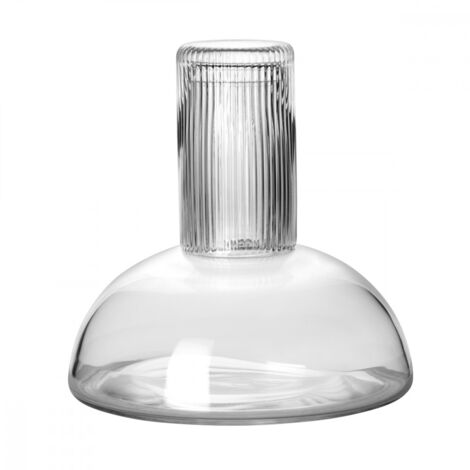 Carafe ASA 53601009 En Verre | Capacité 0.75L | Design Élégant Gris Et Doré | Pour Boissons Et Décor