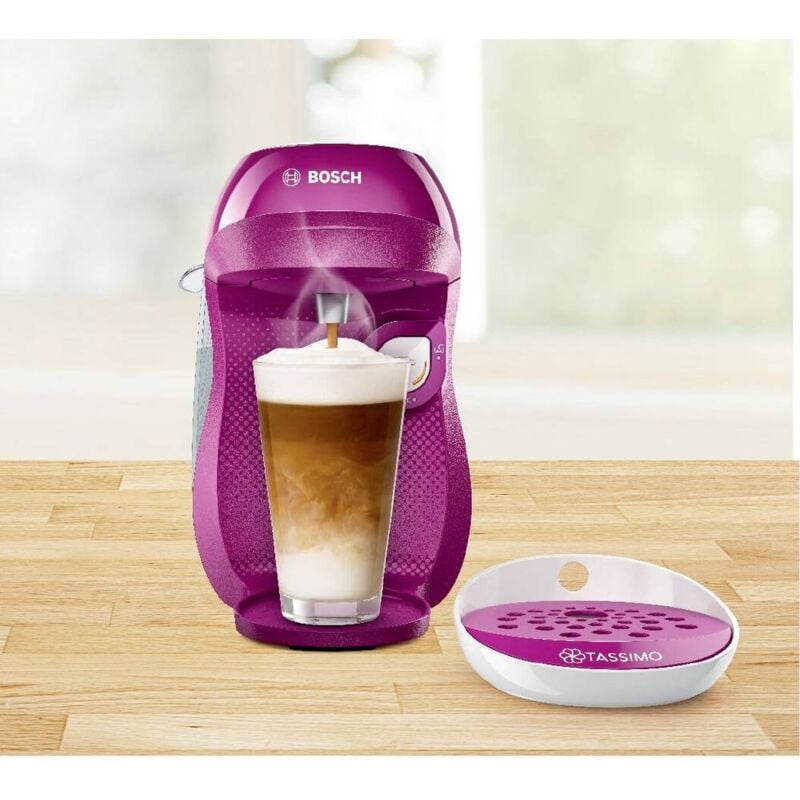 Cafetera de Cápsulas BOSCH TAS1001 Blanco/Rosa