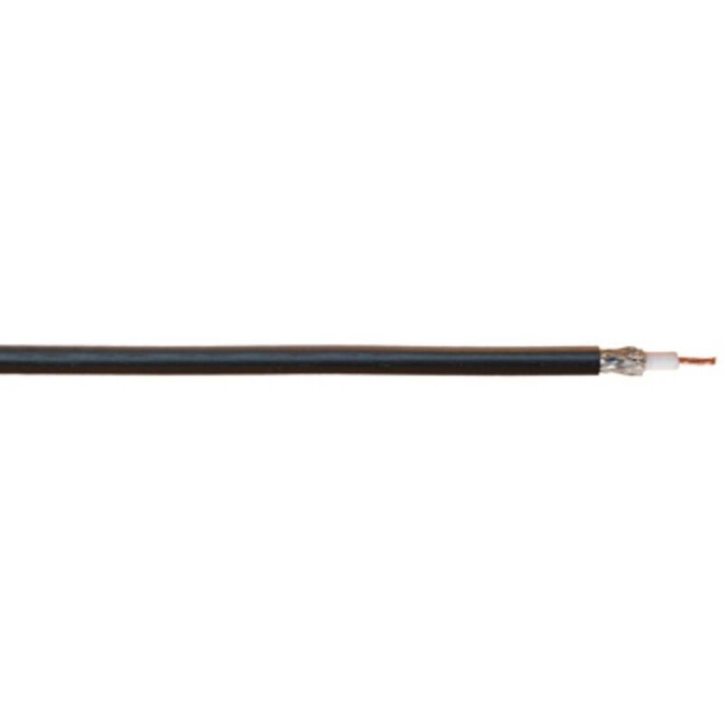 Bedea 22610911 Cavo coassiale Diam. est.: 5.35 mm Nero 100 m