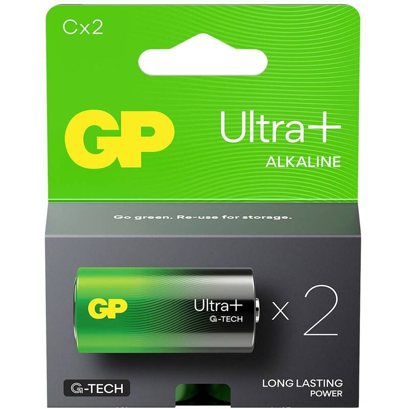 GP Batteries GPULP14A654C2 Batteria 1/2 Torcia (C) Alcalina/manganese 1.5 V  2 pz.