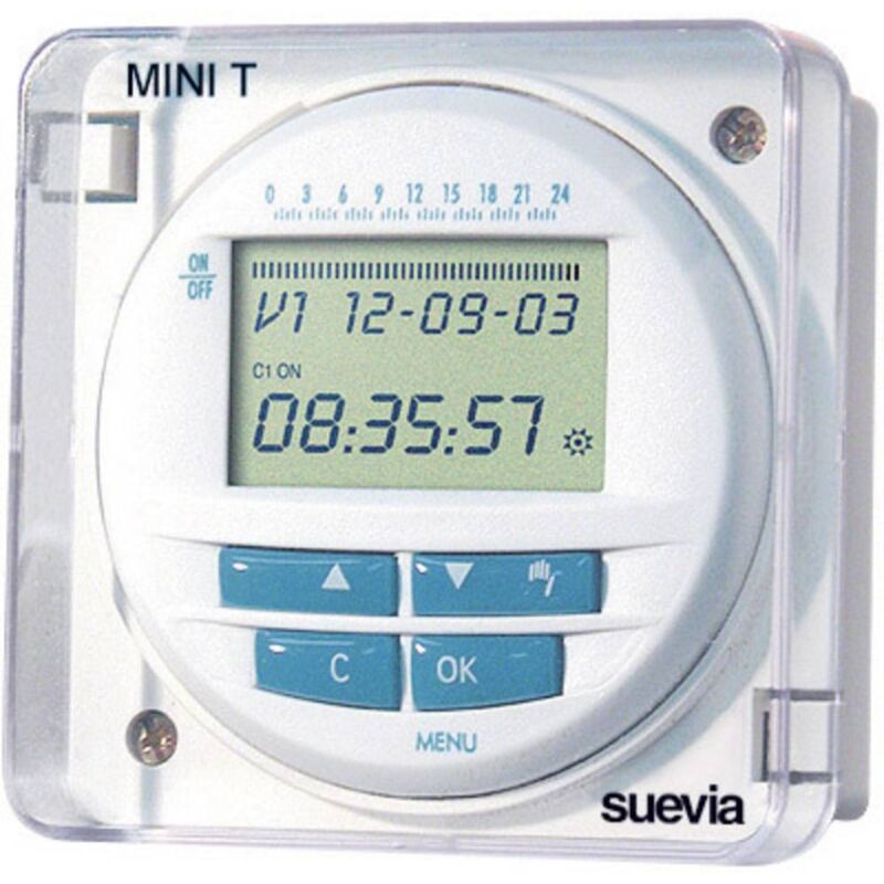 TIMER ANALOGICO 220V SPINA 16A-PRESA BIP 3500W PROGRAMMAZIONE