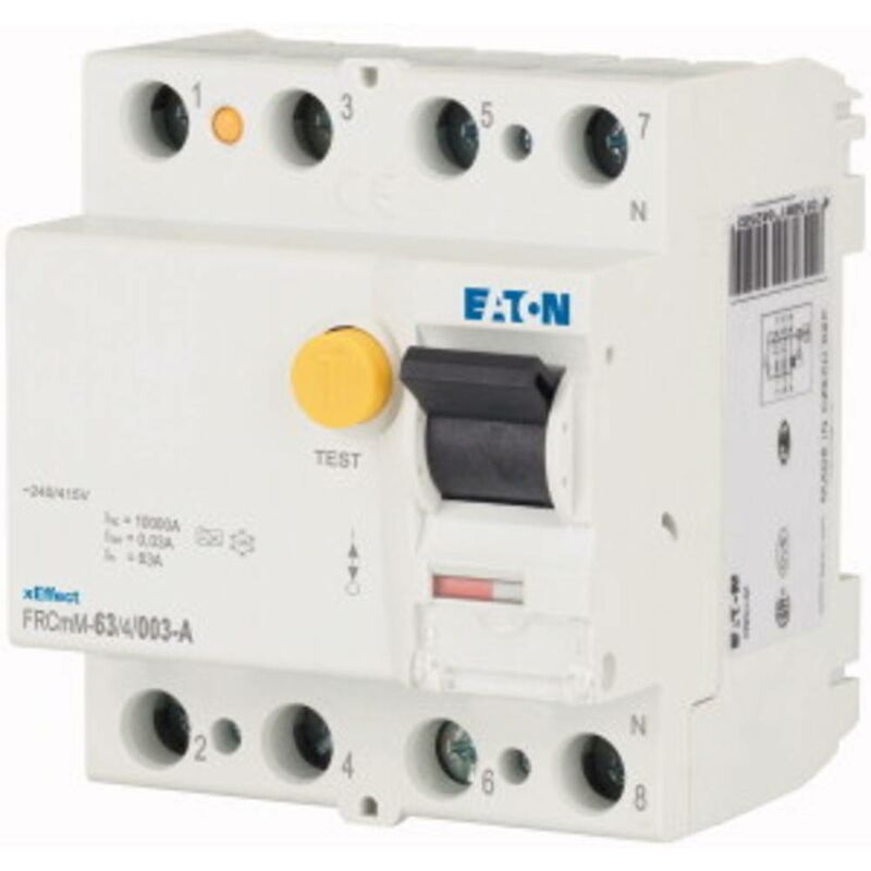 Eaton Y7-170334 FRCMM-63/4/003-A Interruttore differenziale a 3 fasi A 63 A  0.003 A