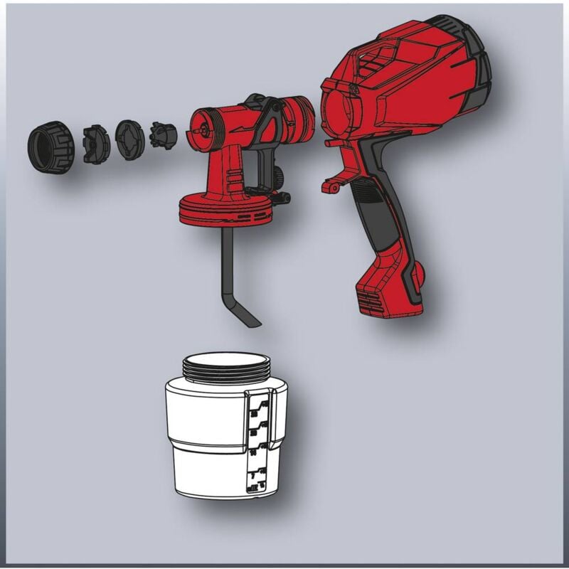 Einhell TC-SY 500 P Pistola a spruzzo per verniciatura 500 W Portata (max.)  550 ml/min