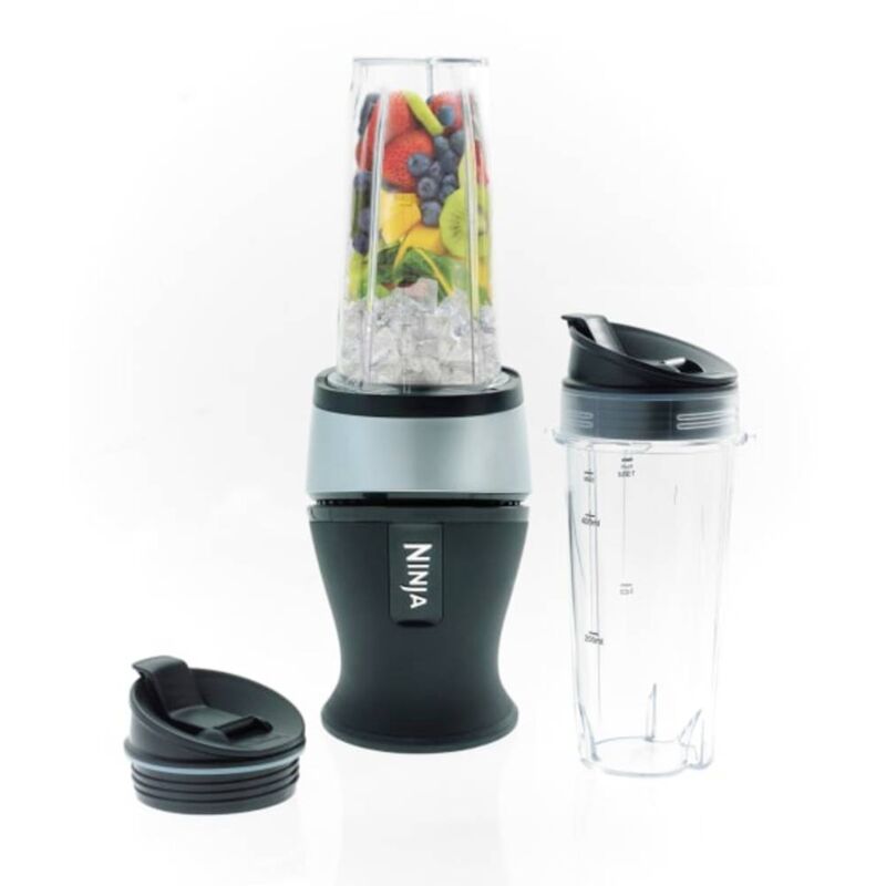 Ninja QB3001EUS Frullatore per Smoothie 700 W Nero, Argento