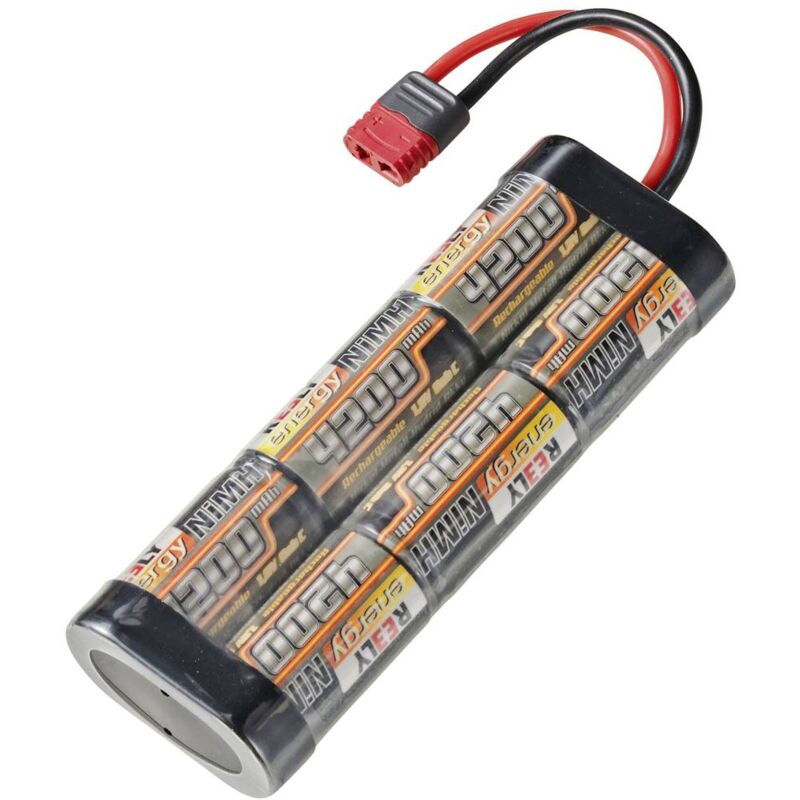 Reely Batteria ricaricabile NiMh 7.2 V 4200 mAh Numero di celle: 6 Stick  Sistema a spina a T