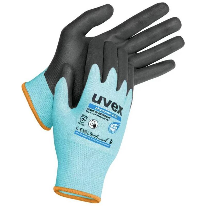 Uvex Phynomic Pro Guanti Da Lavoro Unisex (Taglia 8) | Rivestimento In Polimeri Per Presa Sicura Su Superfici Oleose E Bagnate | Protezione Antiusura Per Professionisti E Fai-da-te - 3