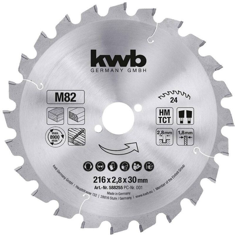 Esperto Di Lama Della Sega Circolare Per Cemento In Fibra, 216 X 2 / 1,4 X 30, 6 Denti | Leroy