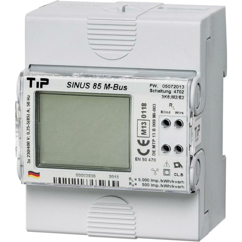 TIP - Thüringer Industrie Produkte SINUS 85 M-BUS Contatore corrente trifase  digitale Approvazione MID: Sì 1