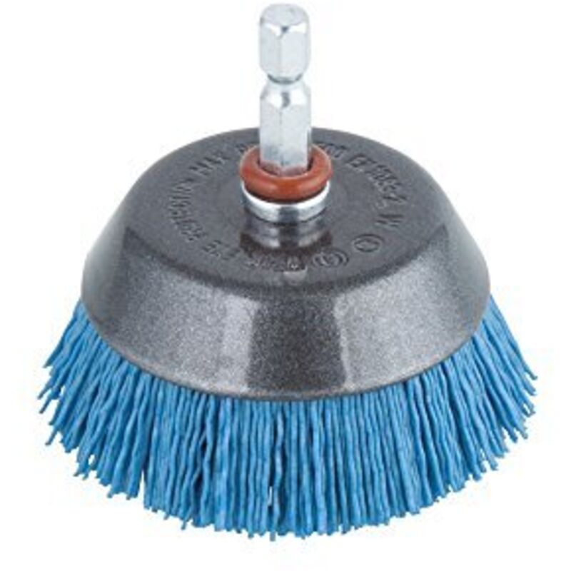 Spazzola A Disco In Nylon Wolfcraft 100mm - Per Pulizia E Lucidatura Delicata Di Legno E Metallo - Foto 8