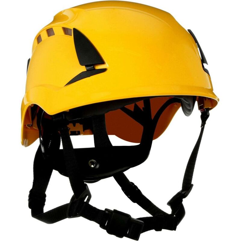 3M SecureFit X5002VE-CE Casco di protezione ventilato, con sensore UV Giallo