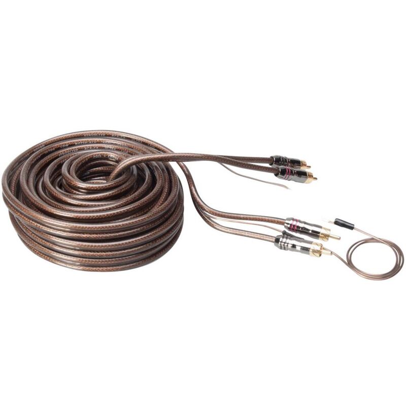 Sinuslive CX-08 Cavo RCA 0,80 M - Alta Fedeltà, Tripla Schermatura, Connettori Metallici, Flessibile - 3