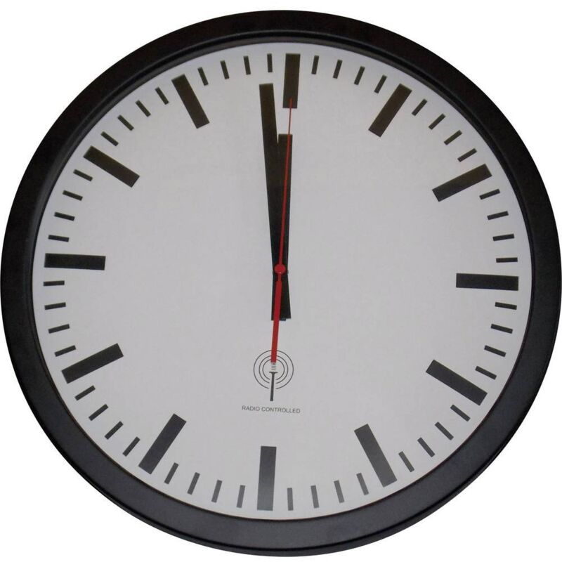 EuroTime Orologio da parete radio 56863 50 cm
