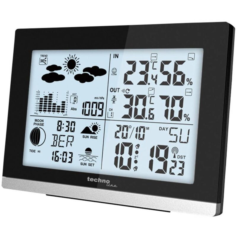 Techno Line WS 6762 WS 6762 Stazione meteo digitale senza fili Numero di  sensori max. 3