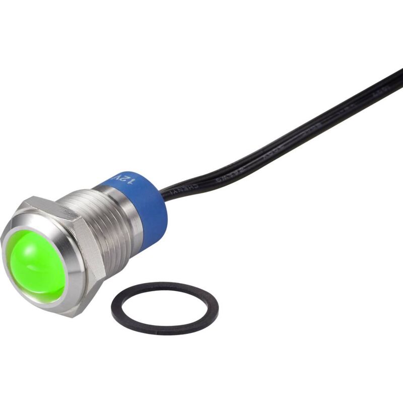 TRU COMPONENTS TC-7495228 Lampadina LED Verde 12 V 1 pz.