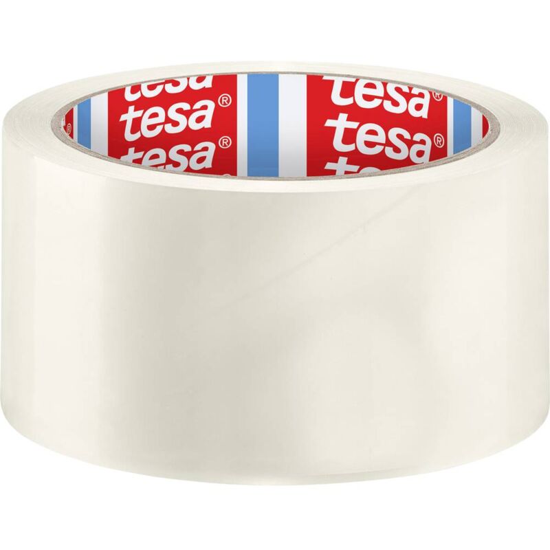 Tesa - Nastro adesivo per pacchi (66 m x 50 mm), trasparente (5 rotoli) :  : Fai da te