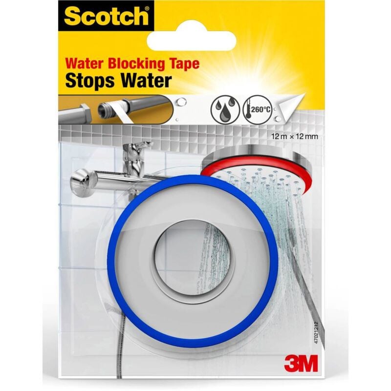 3M 4702 Guarnizione adesiva Scotch® Bianco (L x L) 12 m x 12 mm 1 pz.