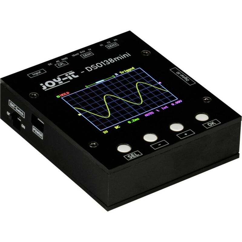 FNIRSI DSO152 Mini oscilloscopio digitale portatile 2,5 MSa/s 200 KHz  Larghezza di banda analogica